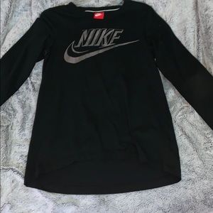 Black Nike athletic long sleeve shirt
